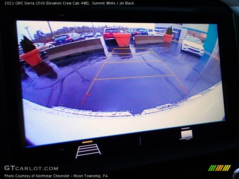 Summit White / Jet Black 2021 GMC Sierra 1500 Elevation Crew Cab 4WD