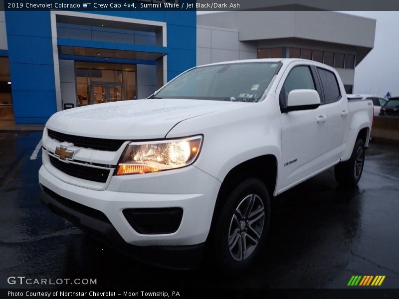 Summit White / Jet Black/Dark Ash 2019 Chevrolet Colorado WT Crew Cab 4x4