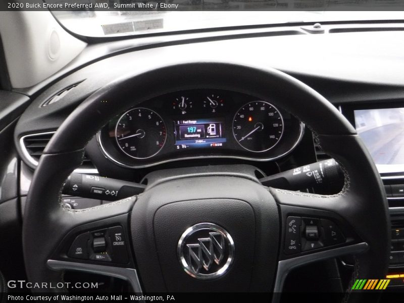 Summit White / Ebony 2020 Buick Encore Preferred AWD