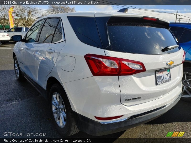Iridescent Pearl Tricoat / Jet Black 2018 Chevrolet Equinox LT AWD