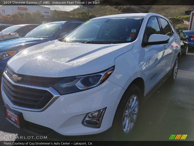 Iridescent Pearl Tricoat / Jet Black 2018 Chevrolet Equinox LT AWD