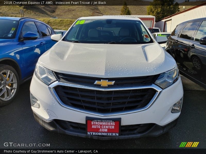 Iridescent Pearl Tricoat / Jet Black 2018 Chevrolet Equinox LT AWD
