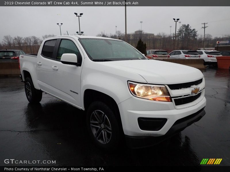 Summit White / Jet Black/Dark Ash 2019 Chevrolet Colorado WT Crew Cab 4x4
