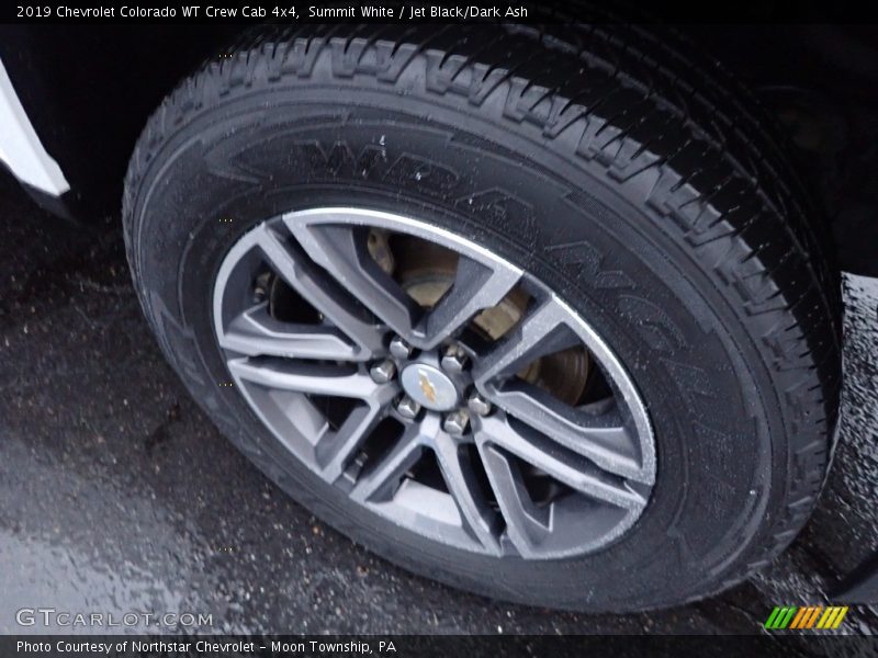 Summit White / Jet Black/Dark Ash 2019 Chevrolet Colorado WT Crew Cab 4x4