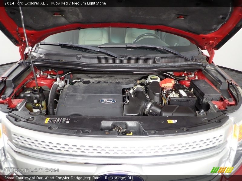 Ruby Red / Medium Light Stone 2014 Ford Explorer XLT