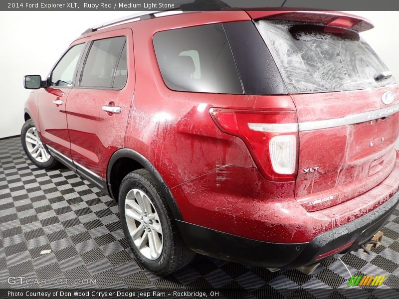 Ruby Red / Medium Light Stone 2014 Ford Explorer XLT