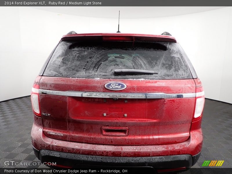 Ruby Red / Medium Light Stone 2014 Ford Explorer XLT