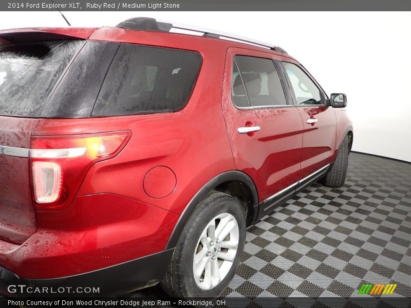 Ruby Red / Medium Light Stone 2014 Ford Explorer XLT