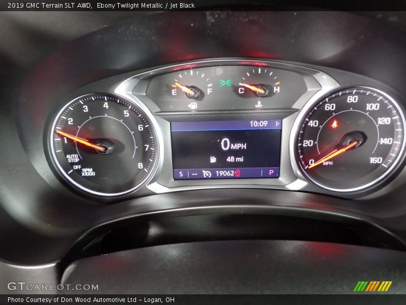 Ebony Twilight Metallic / Jet Black 2019 GMC Terrain SLT AWD