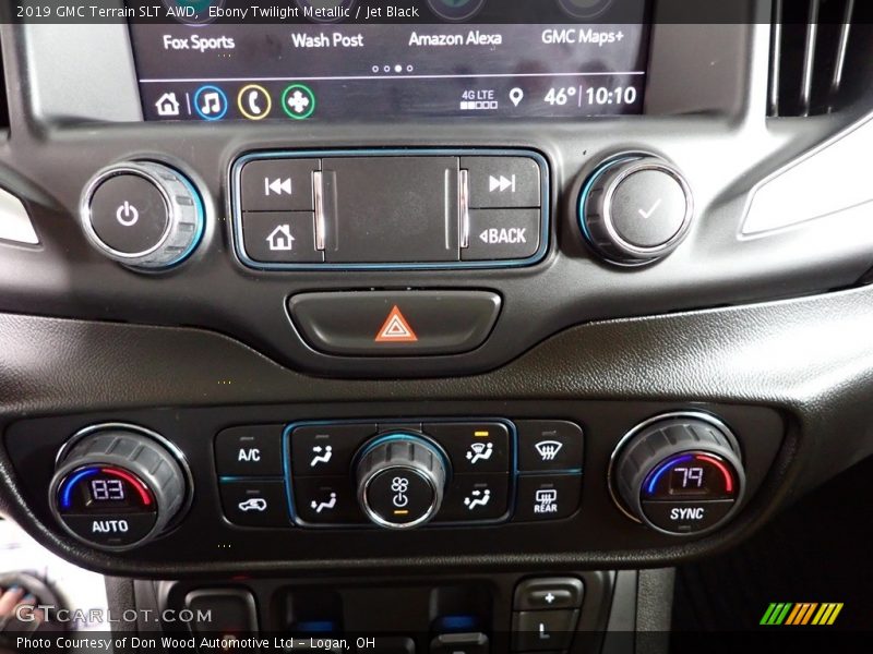 Ebony Twilight Metallic / Jet Black 2019 GMC Terrain SLT AWD