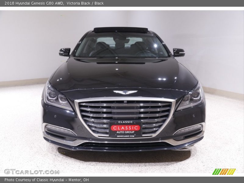 Victoria Black / Black 2018 Hyundai Genesis G80 AWD