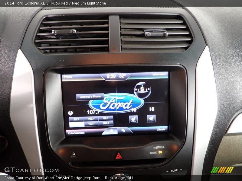 Ruby Red / Medium Light Stone 2014 Ford Explorer XLT