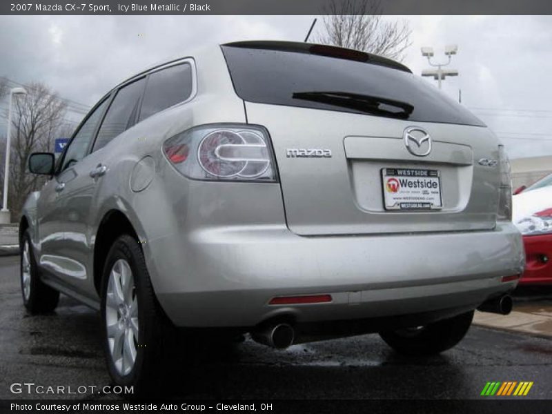 Icy Blue Metallic / Black 2007 Mazda CX-7 Sport