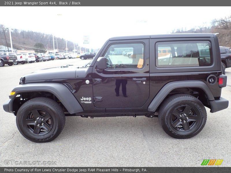 Black / Black 2021 Jeep Wrangler Sport 4x4
