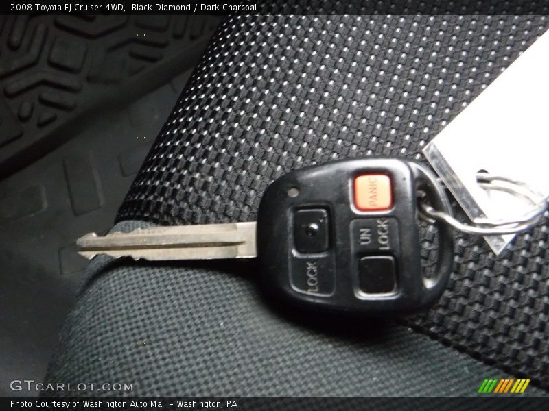 Black Diamond / Dark Charcoal 2008 Toyota FJ Cruiser 4WD