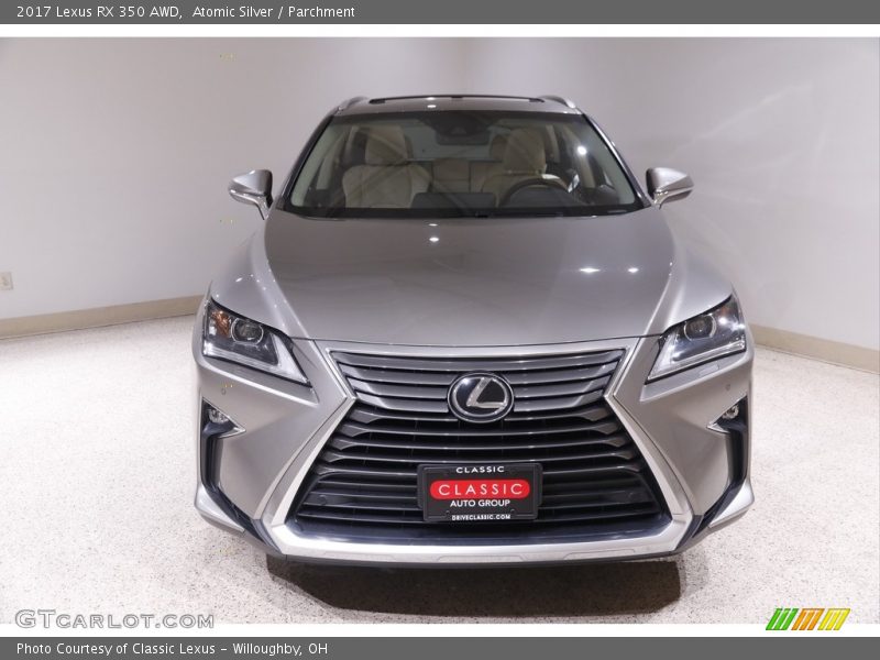 Atomic Silver / Parchment 2017 Lexus RX 350 AWD
