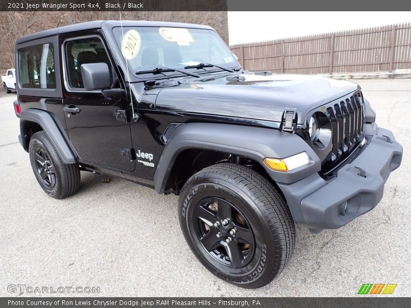 Black / Black 2021 Jeep Wrangler Sport 4x4