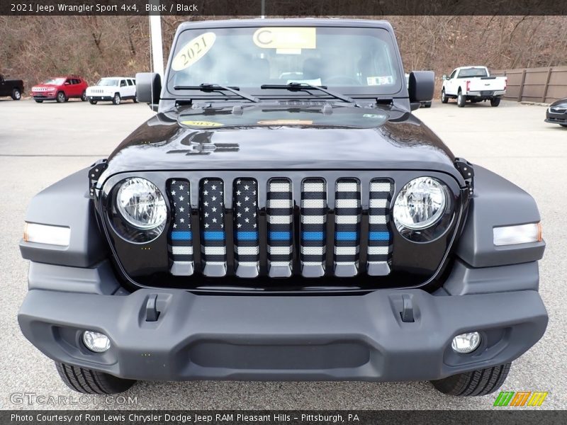Black / Black 2021 Jeep Wrangler Sport 4x4