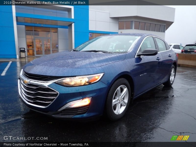 Pacific Blue Metallic / Jet Black 2019 Chevrolet Malibu LS