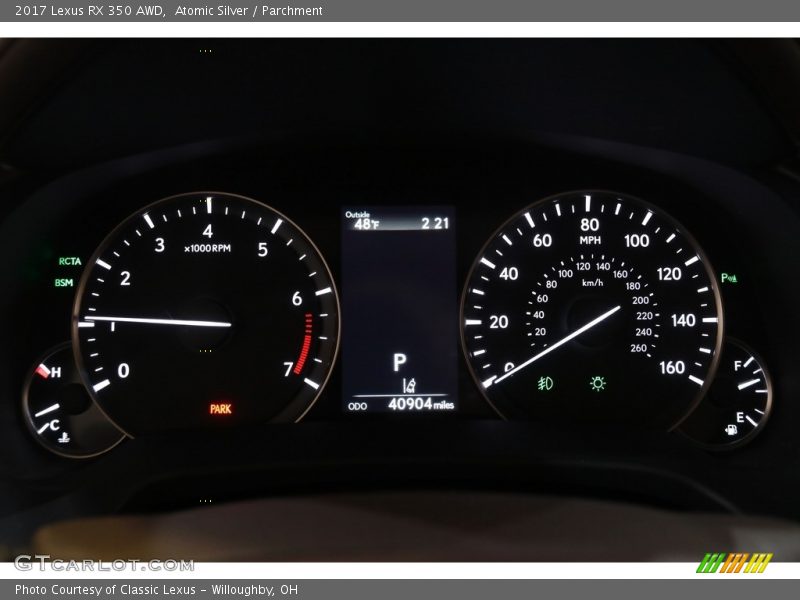 Atomic Silver / Parchment 2017 Lexus RX 350 AWD