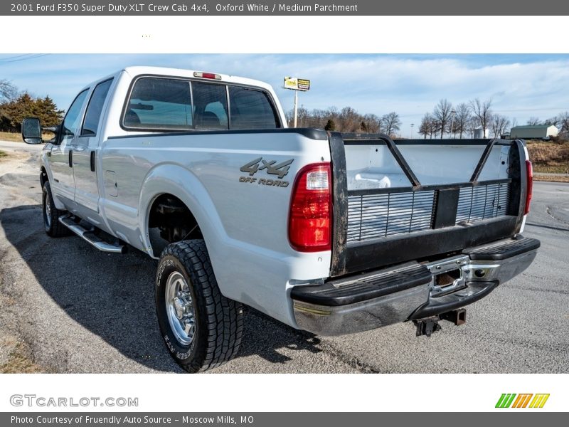 Oxford White / Medium Parchment 2001 Ford F350 Super Duty XLT Crew Cab 4x4