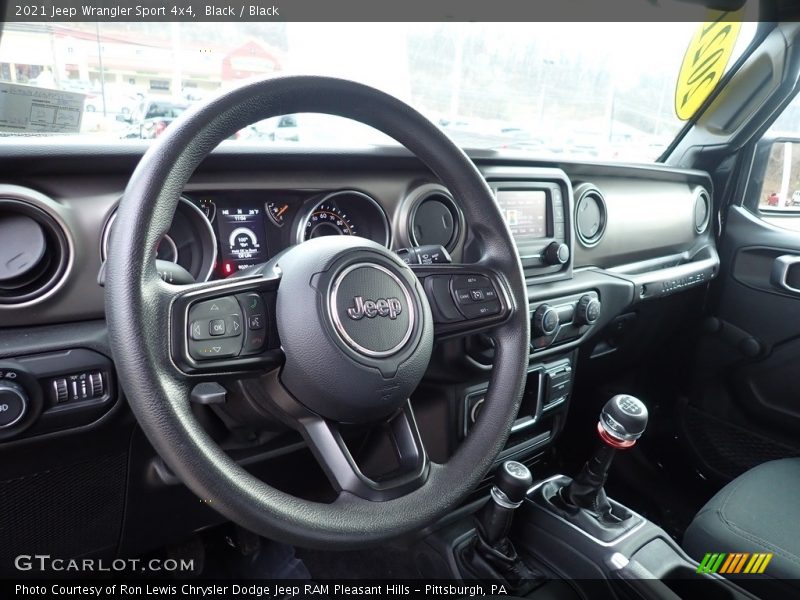 Black / Black 2021 Jeep Wrangler Sport 4x4