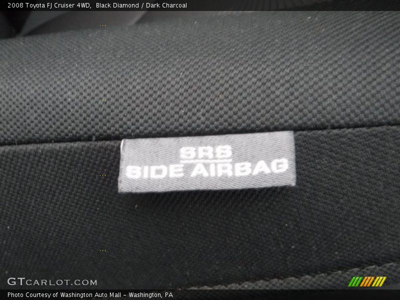 Black Diamond / Dark Charcoal 2008 Toyota FJ Cruiser 4WD
