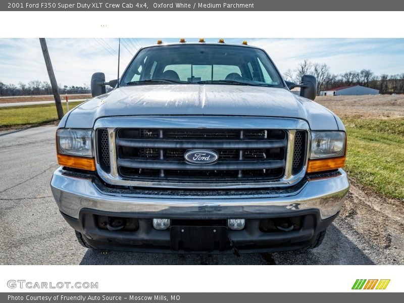 Oxford White / Medium Parchment 2001 Ford F350 Super Duty XLT Crew Cab 4x4