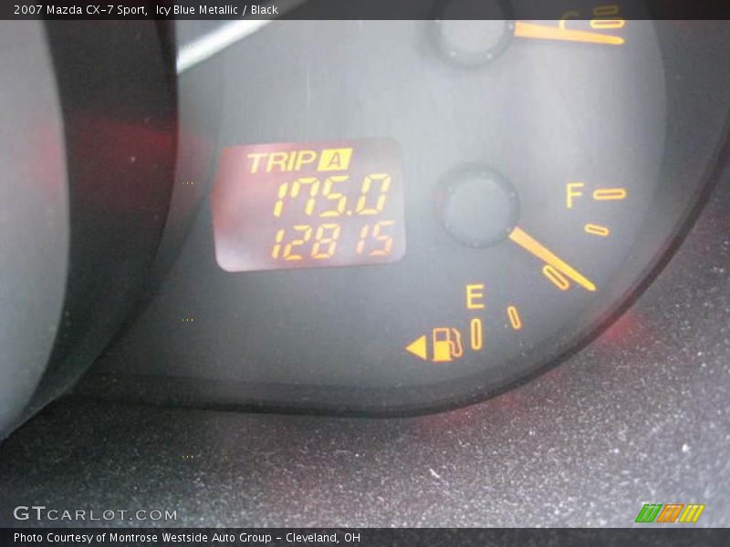 Icy Blue Metallic / Black 2007 Mazda CX-7 Sport
