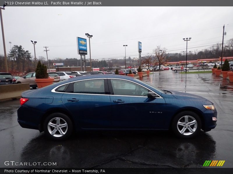 Pacific Blue Metallic / Jet Black 2019 Chevrolet Malibu LS