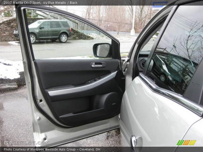 Icy Blue Metallic / Black 2007 Mazda CX-7 Sport