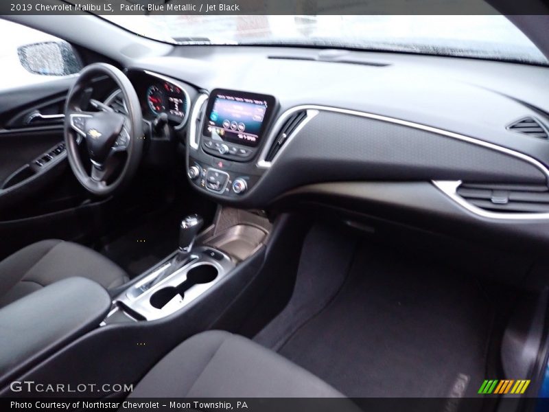 Pacific Blue Metallic / Jet Black 2019 Chevrolet Malibu LS