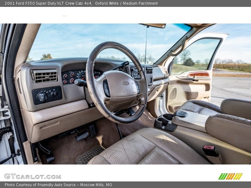  2001 F350 Super Duty XLT Crew Cab 4x4 Medium Parchment Interior