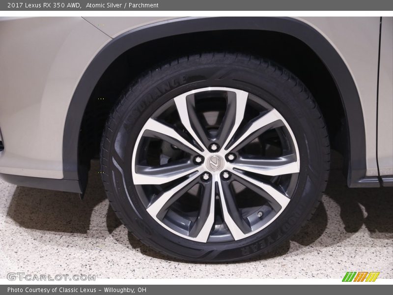 Atomic Silver / Parchment 2017 Lexus RX 350 AWD