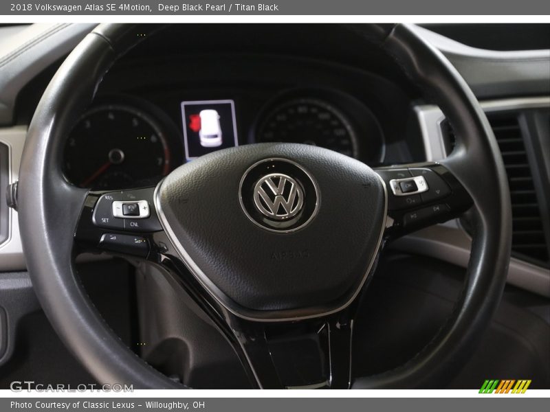 Deep Black Pearl / Titan Black 2018 Volkswagen Atlas SE 4Motion