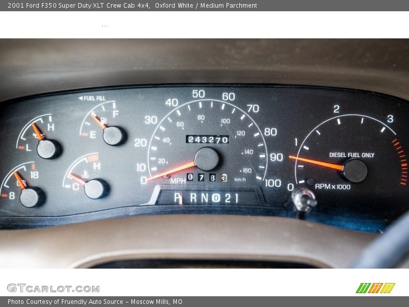  2001 F350 Super Duty XLT Crew Cab 4x4 XLT Crew Cab 4x4 Gauges