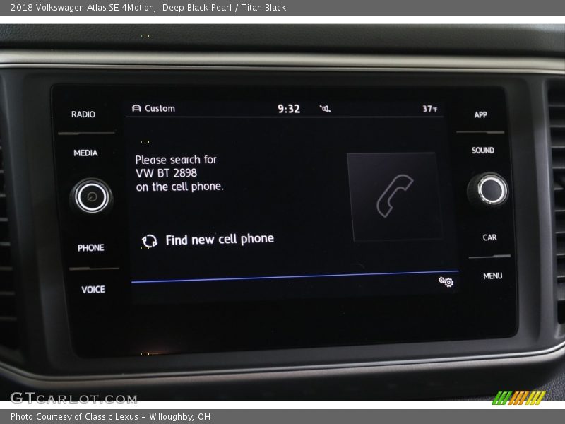 Deep Black Pearl / Titan Black 2018 Volkswagen Atlas SE 4Motion