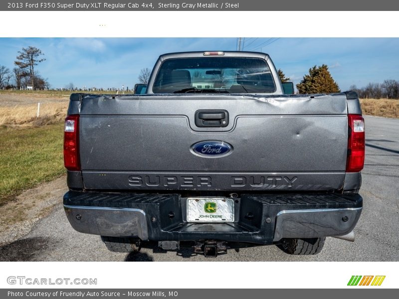 Sterling Gray Metallic / Steel 2013 Ford F350 Super Duty XLT Regular Cab 4x4