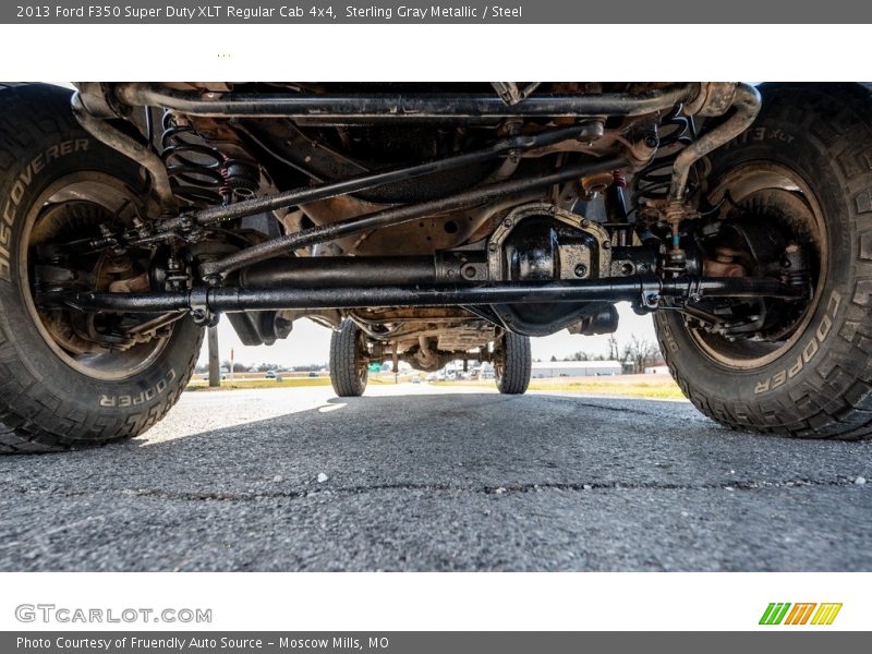 Undercarriage of 2013 F350 Super Duty XLT Regular Cab 4x4