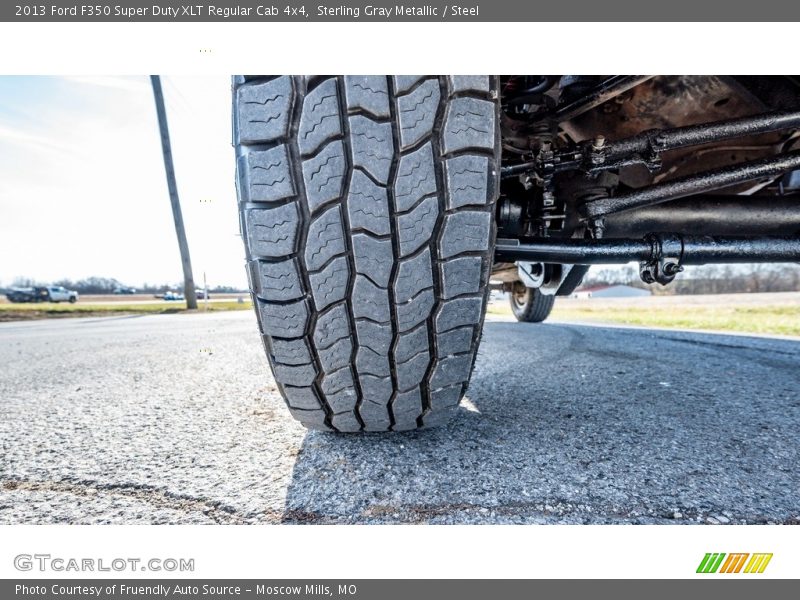 Sterling Gray Metallic / Steel 2013 Ford F350 Super Duty XLT Regular Cab 4x4