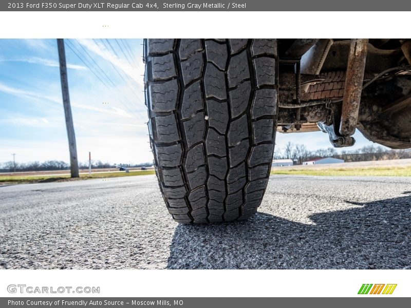 Sterling Gray Metallic / Steel 2013 Ford F350 Super Duty XLT Regular Cab 4x4
