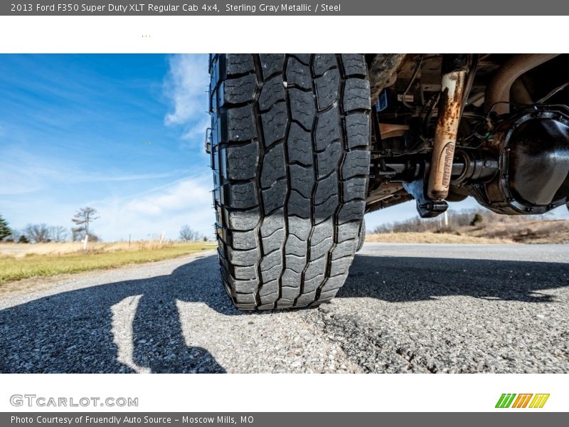 Sterling Gray Metallic / Steel 2013 Ford F350 Super Duty XLT Regular Cab 4x4