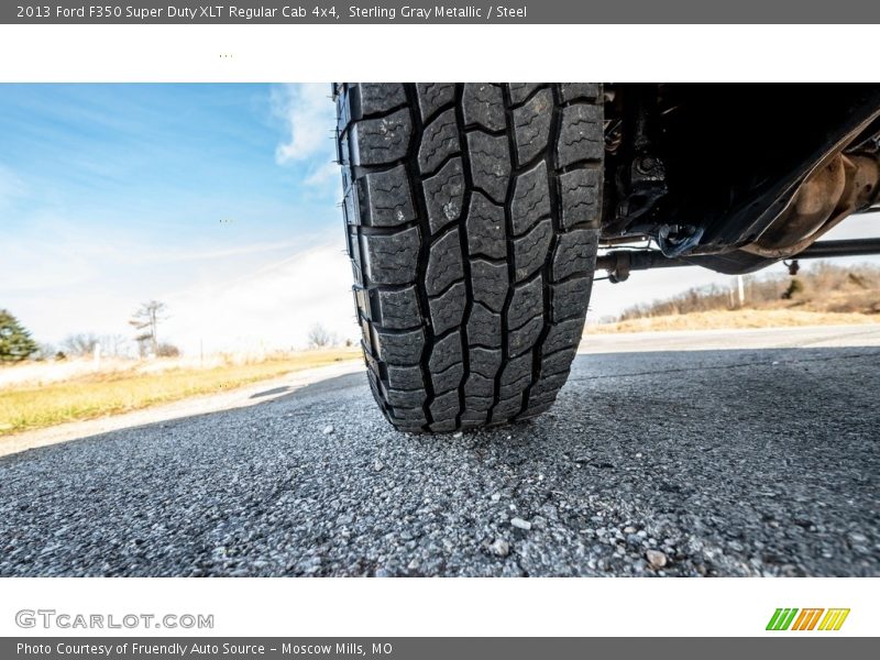 Sterling Gray Metallic / Steel 2013 Ford F350 Super Duty XLT Regular Cab 4x4