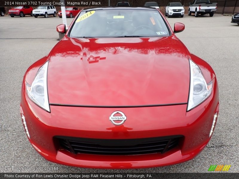 Magma Red / Black 2014 Nissan 370Z Touring Coupe