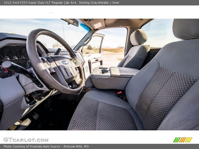  2013 F350 Super Duty XLT Regular Cab 4x4 Steel Interior