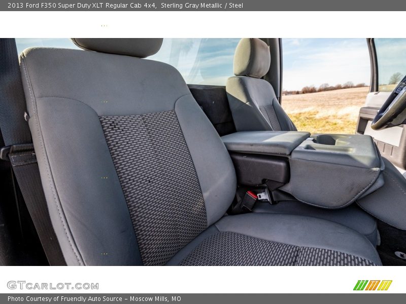 Sterling Gray Metallic / Steel 2013 Ford F350 Super Duty XLT Regular Cab 4x4