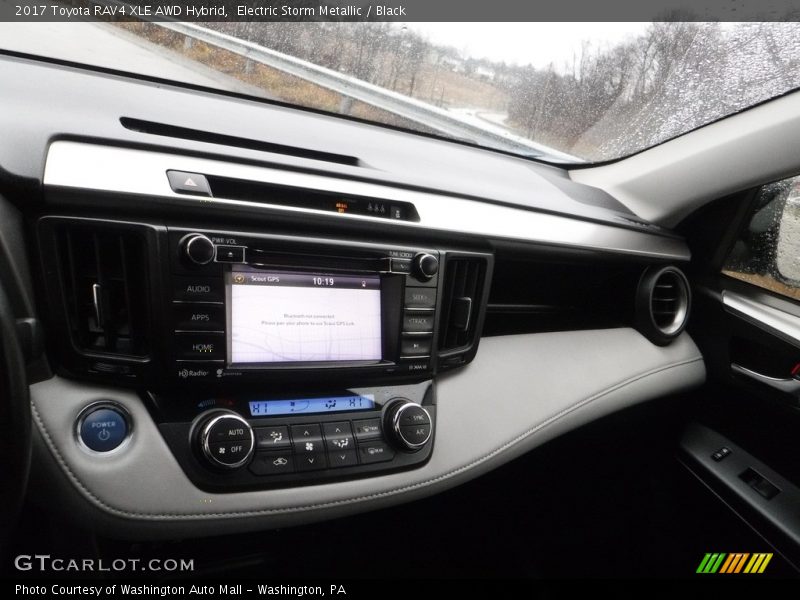 Electric Storm Metallic / Black 2017 Toyota RAV4 XLE AWD Hybrid