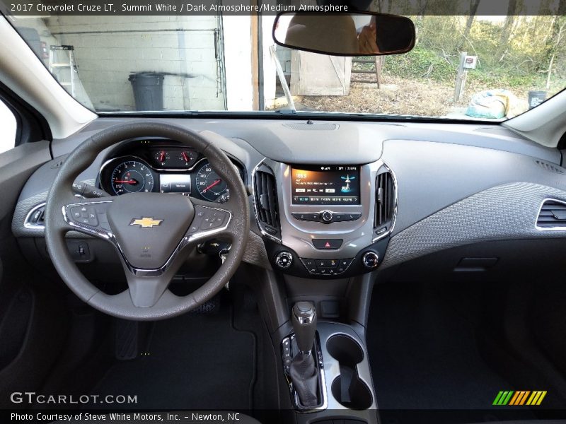 Summit White / Dark Atmosphere/Medium Atmosphere 2017 Chevrolet Cruze LT
