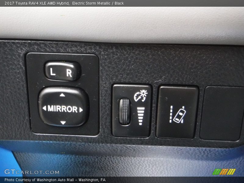 Electric Storm Metallic / Black 2017 Toyota RAV4 XLE AWD Hybrid