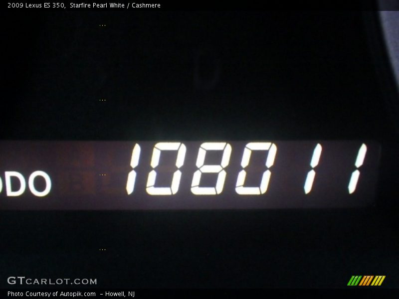 Starfire Pearl White / Cashmere 2009 Lexus ES 350